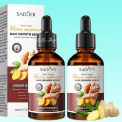 Serums de gengibre para el pelo