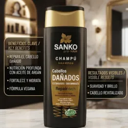 Shampu para cabellos dañados