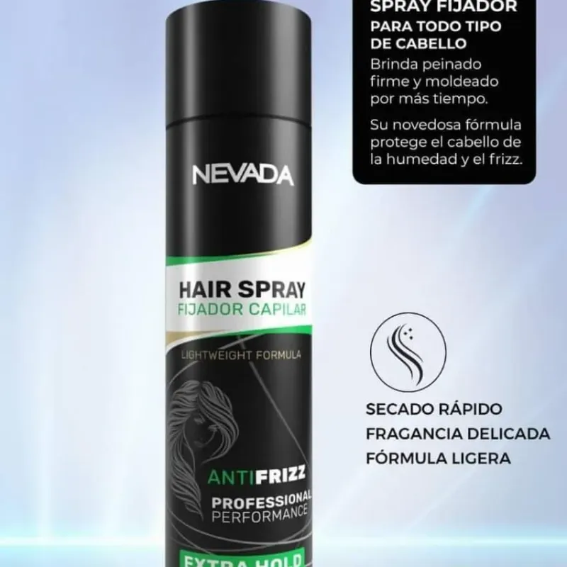 Spray fijador para todo tipo de cabellos 