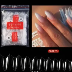 Uñas 500 piezas medianas