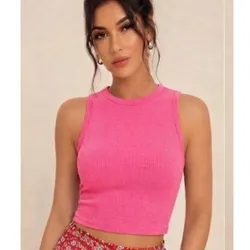 Camisa sencilla de mujer color rosado
