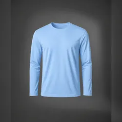 Enguatada de hombre color celeste