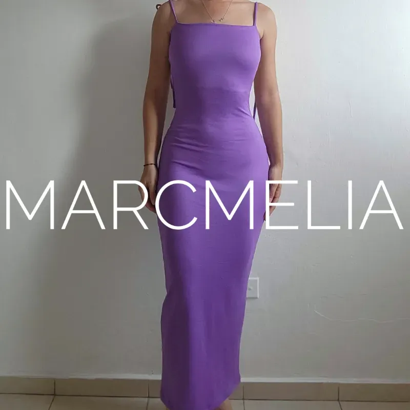 VESTIDO CALA MORADO