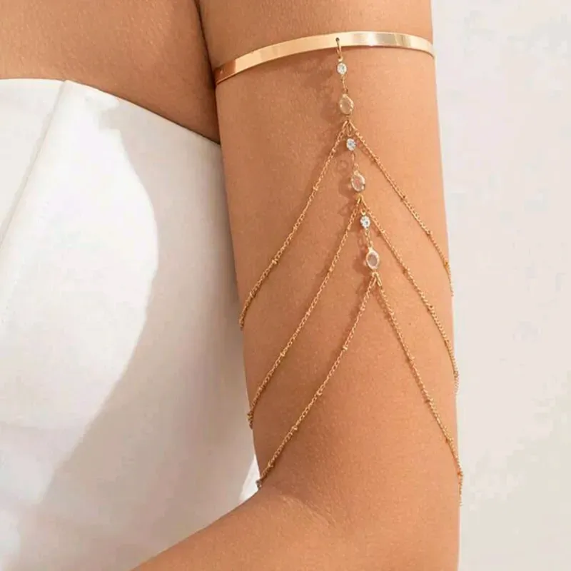 BRAZALETE CADENAS LARGAS