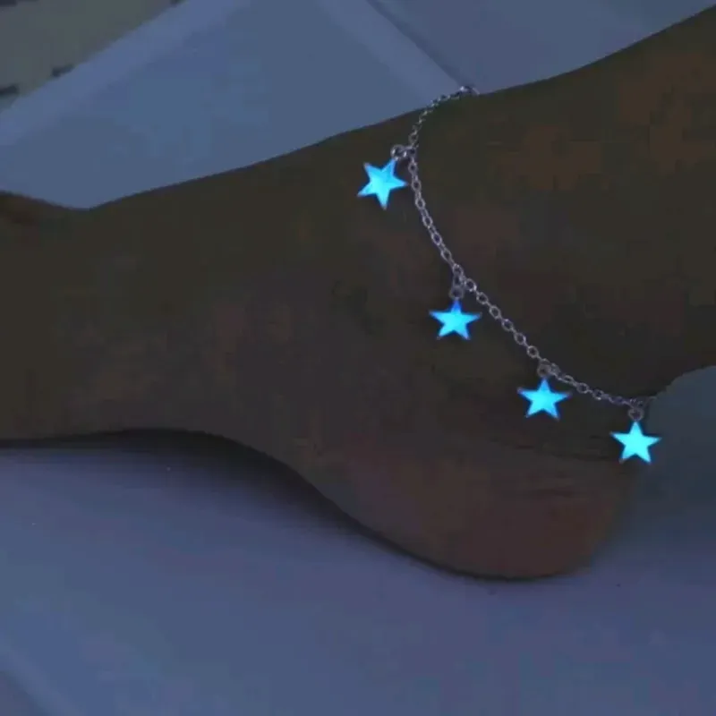 CADENA PARA EL TOBILLO (ESTRELLAS) 