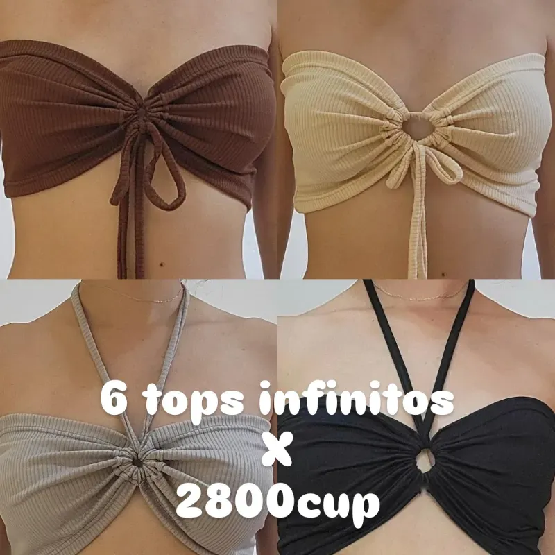 COMBO 03 (6 TOPS INFINITOS X 2600cup) 