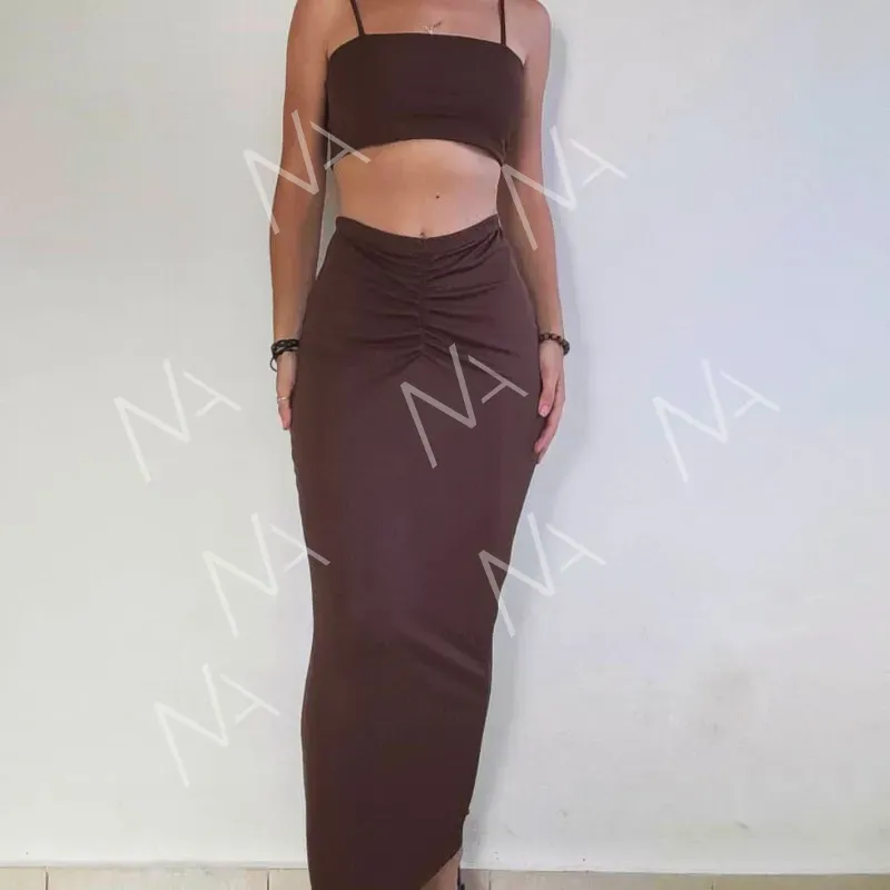 CONJUNTO FALDA JULIET/TOP SENCILLO