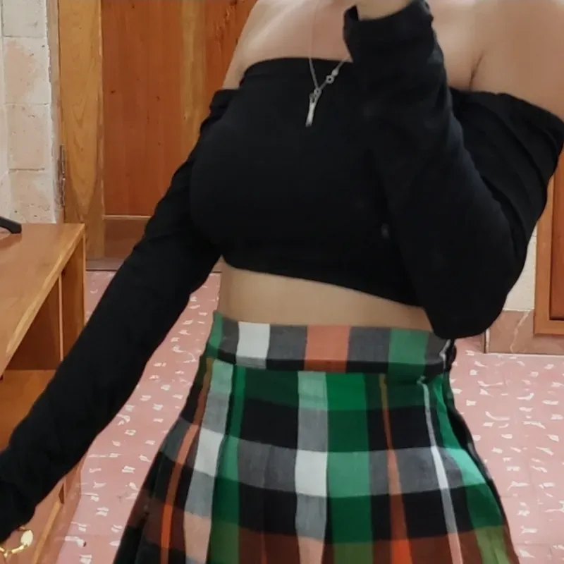 CROP TOP C/MANGAS LARGAS (ENCARGO) 