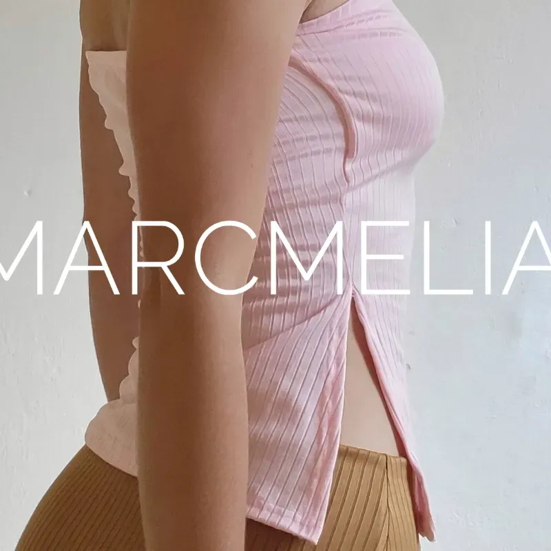 CROP TOP LARGO C/ABERT ROSA
