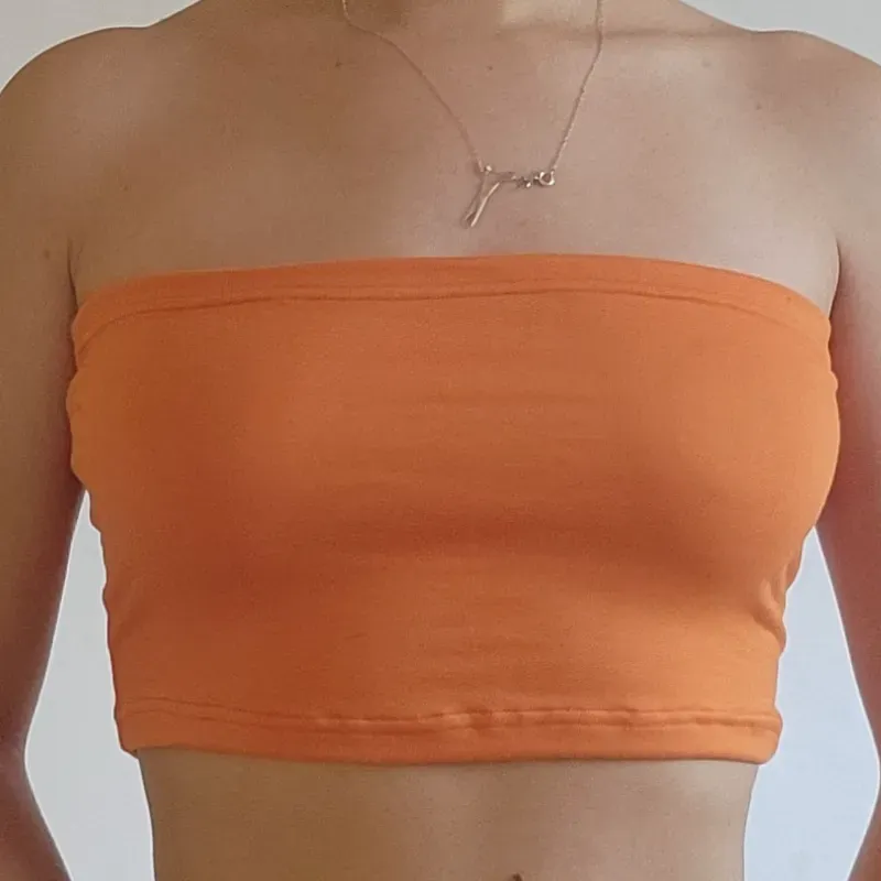 CROP TOP NARANJA