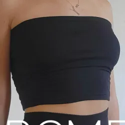 CROP TOP NEGRO