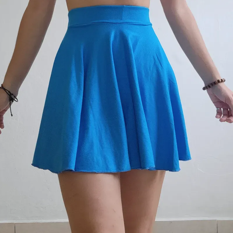 FALDA CIRCULAR AZUL