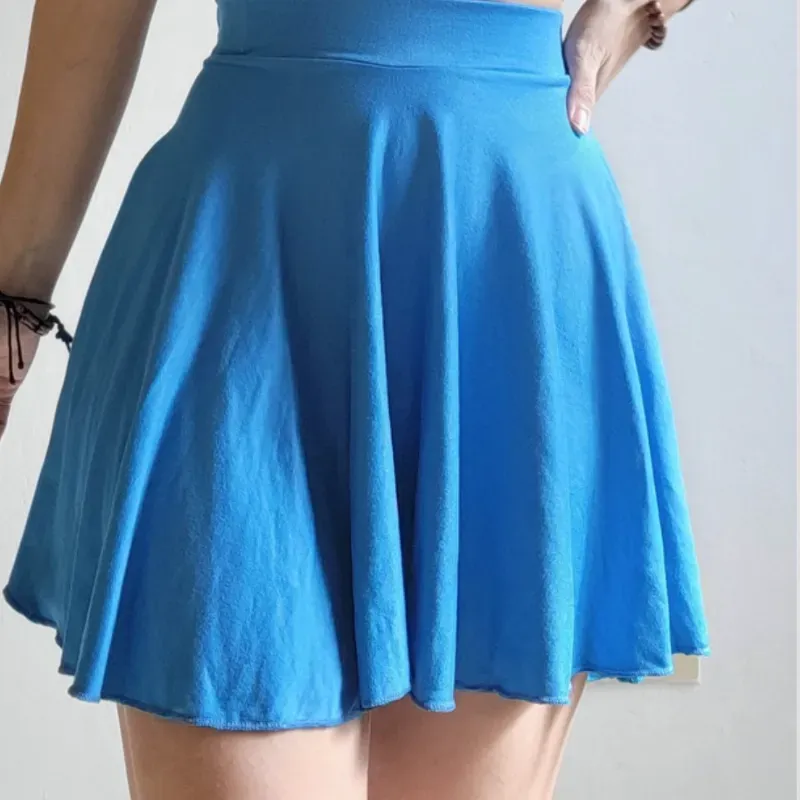 FALDA CIRCULAR AZUL