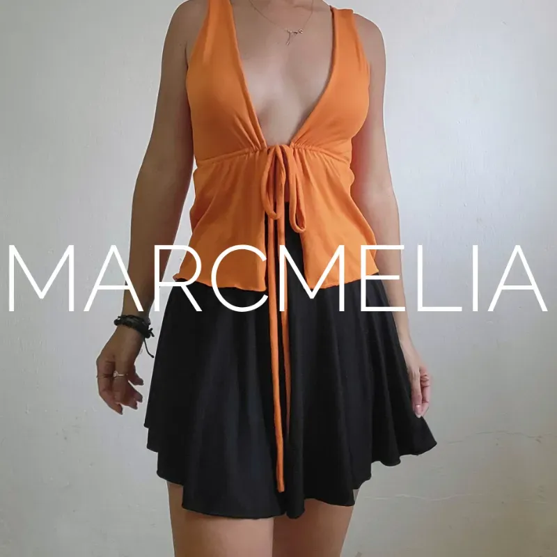 FALDA CIRCULAR C/LICRA/ CAMISETA C/VUELOS
