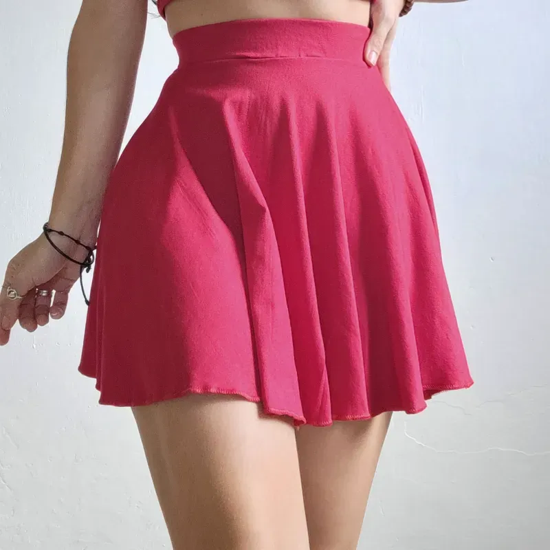 FALDA CIRCULAR ROJA