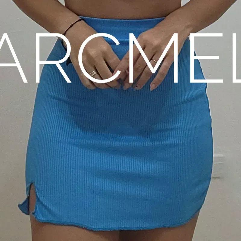 FALDA MINI AZUL