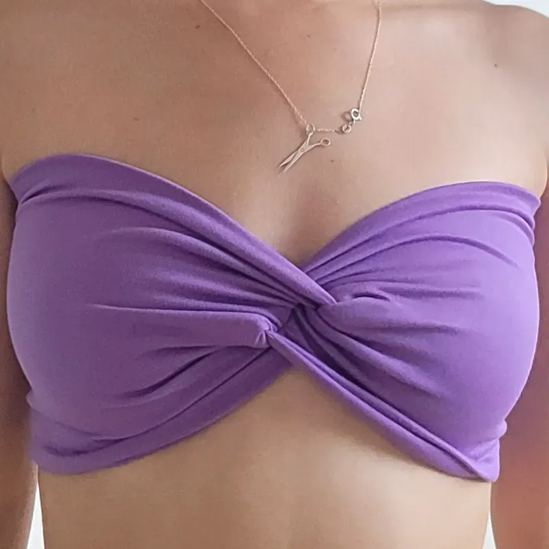 TOP TRENZADO MORADO