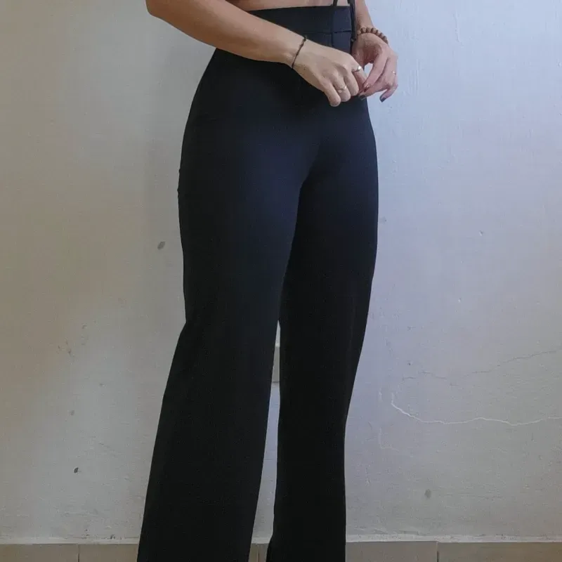 PANTALÓN ANCHO NEGRO