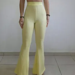 PANTALÓN CAMPANA AMARILLO