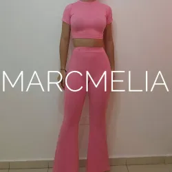 PANTALÓN CAMPANA/PULOVITO ROSA