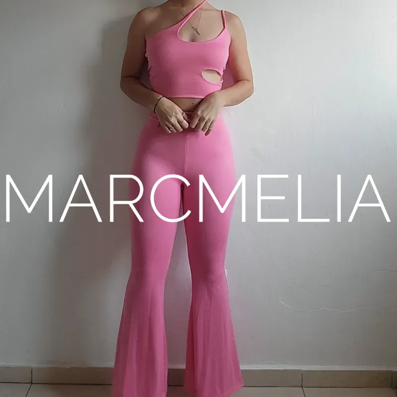  PANTALÓN CAMPANA ROSA/TOP ECLIPSE ROSA