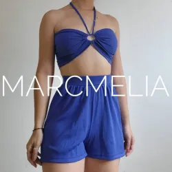 SHORT AZUL / TOP INFINITO AZUL