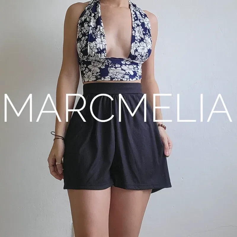 SHORT NEGRO/TOP MARGARITA