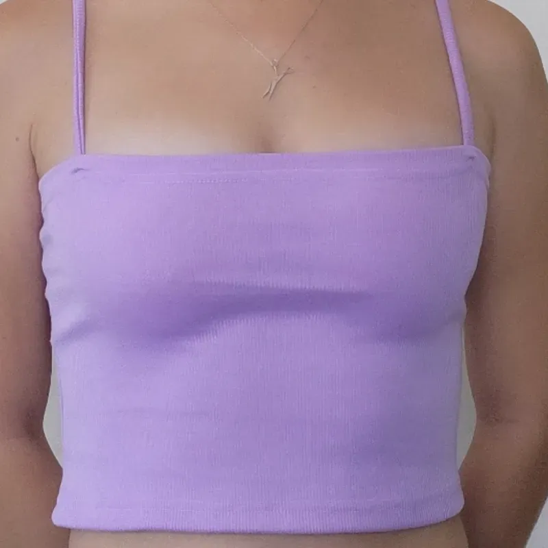 TOP SENCILLO LILA
