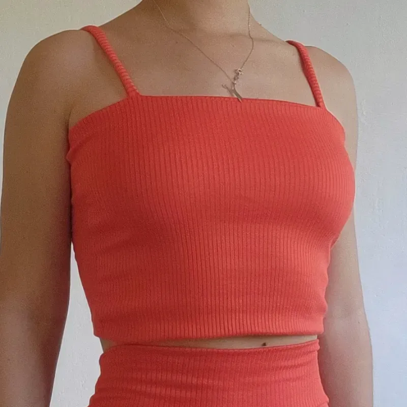 TOP SENCILLO MANDARINA