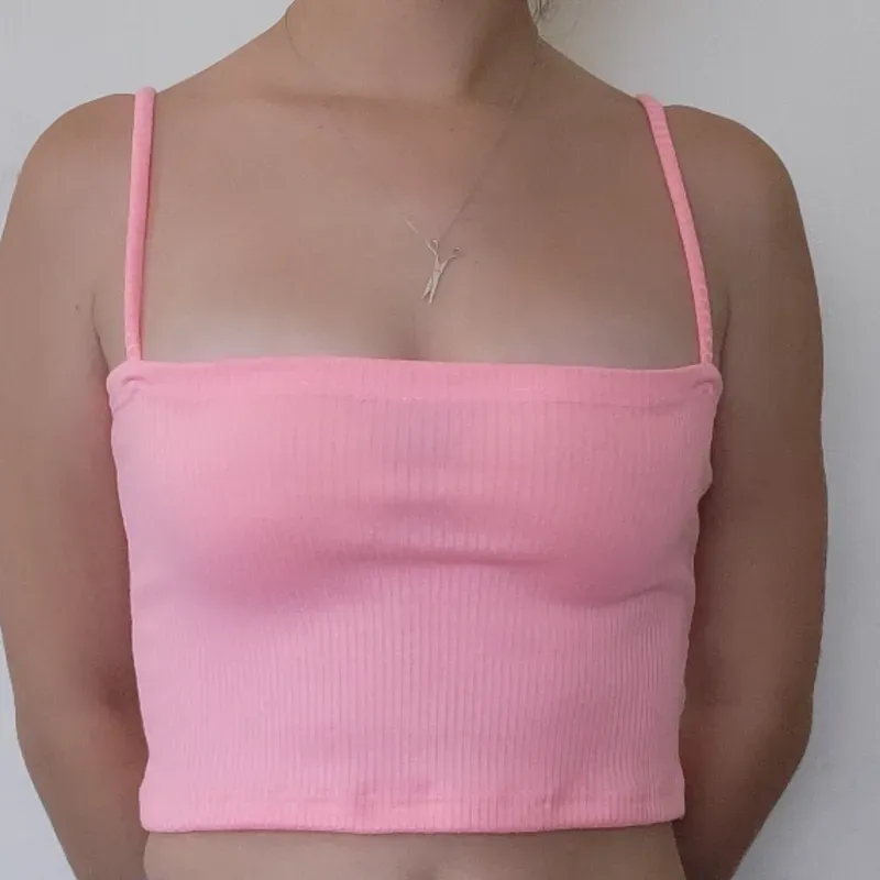 TOP SENCILLO ROSA