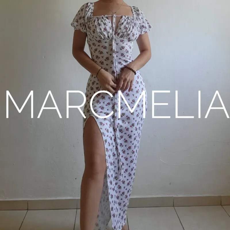 VESTIDO ALARA ESTAMPADO BLANCO