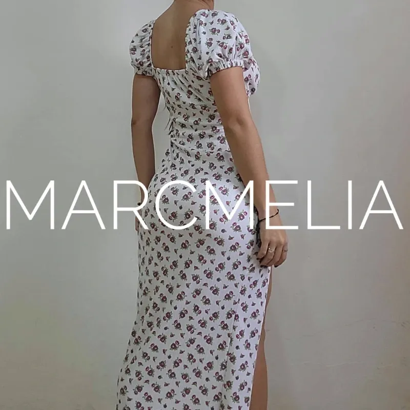 VESTIDO ALARA ESTAMPADO BLANCO