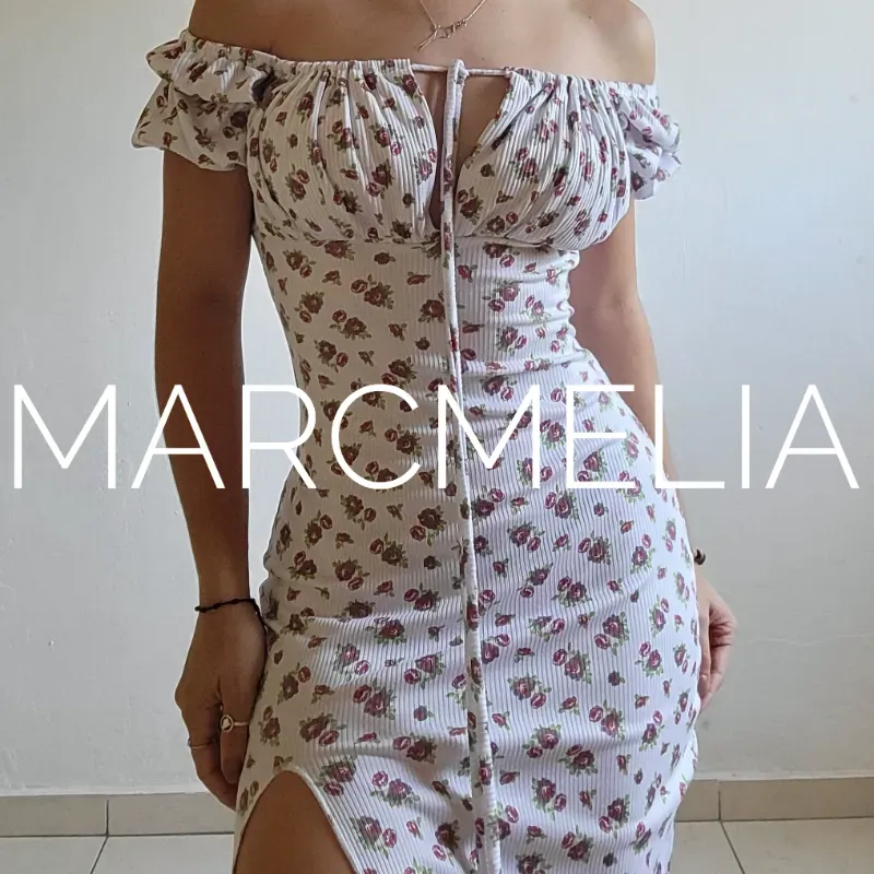 VESTIDO ALARA ESTAMPADO BLANCO