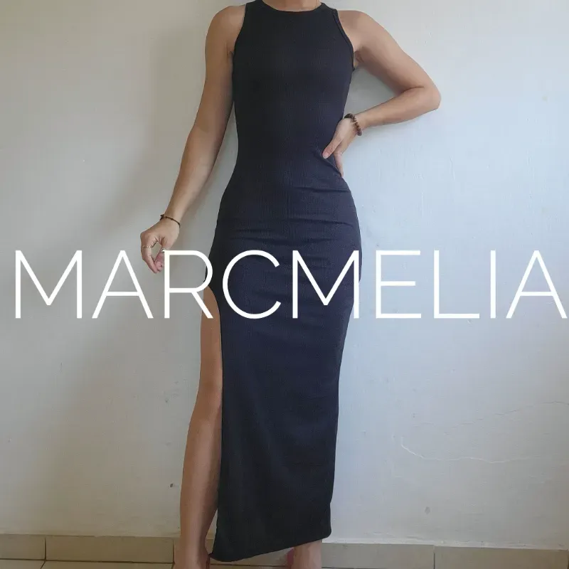 VESTIDO ALE NEGRO (ESPALDA CERRADA) 