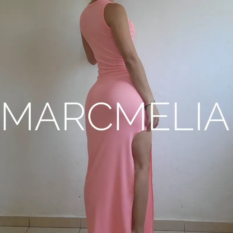 VESTIDO ALE ROSA (ESPALDA CERRADA) 