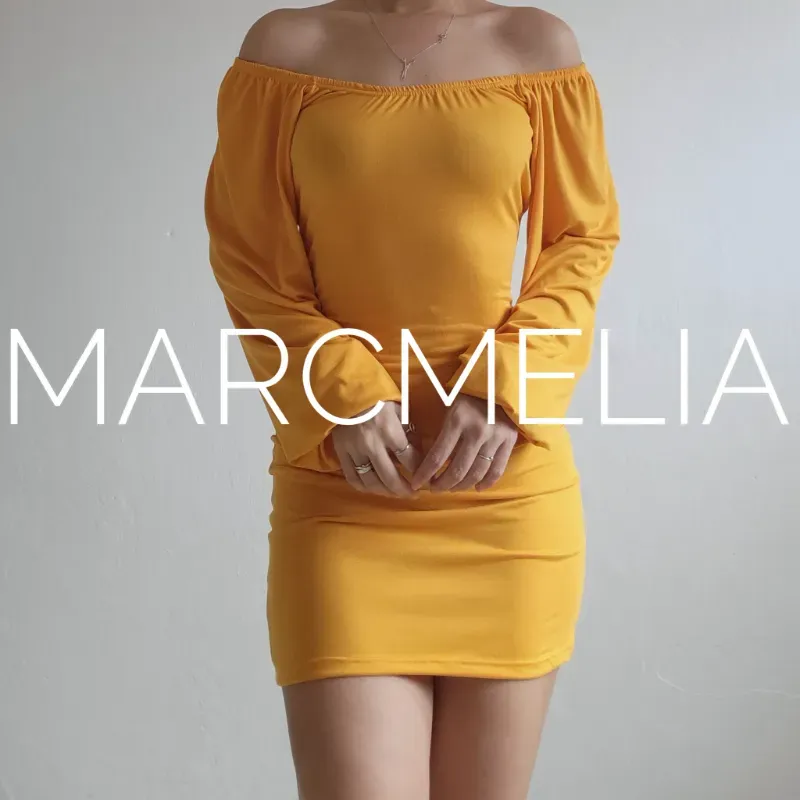 VESTIDO AURORA MOSTAZA