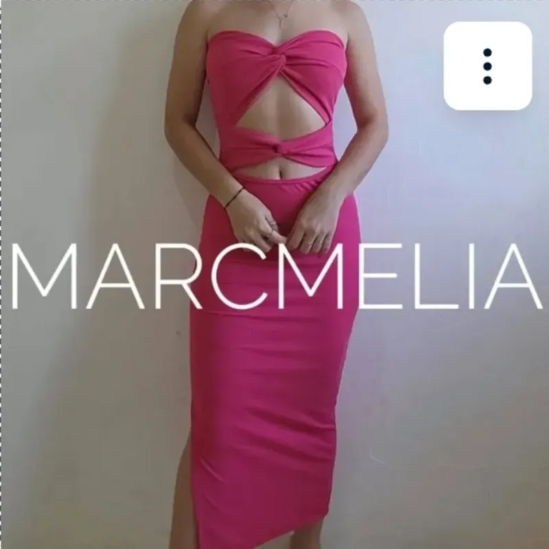 VESTIDO BELA ABERT. ROSA