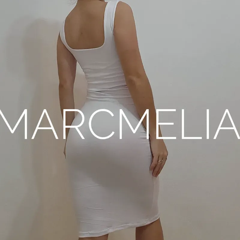 VESTIDO CAMISETA E.C MEDIA PIERNA BLANCO