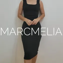 VESTIDO CAMISETA E.C MEDIA PIERNA NEGRO