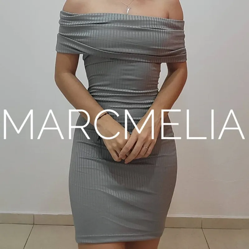 VESTIDO ELSA MINI GRIS