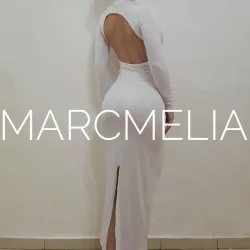 VESTIDO EVE C/ABERT BLANCO