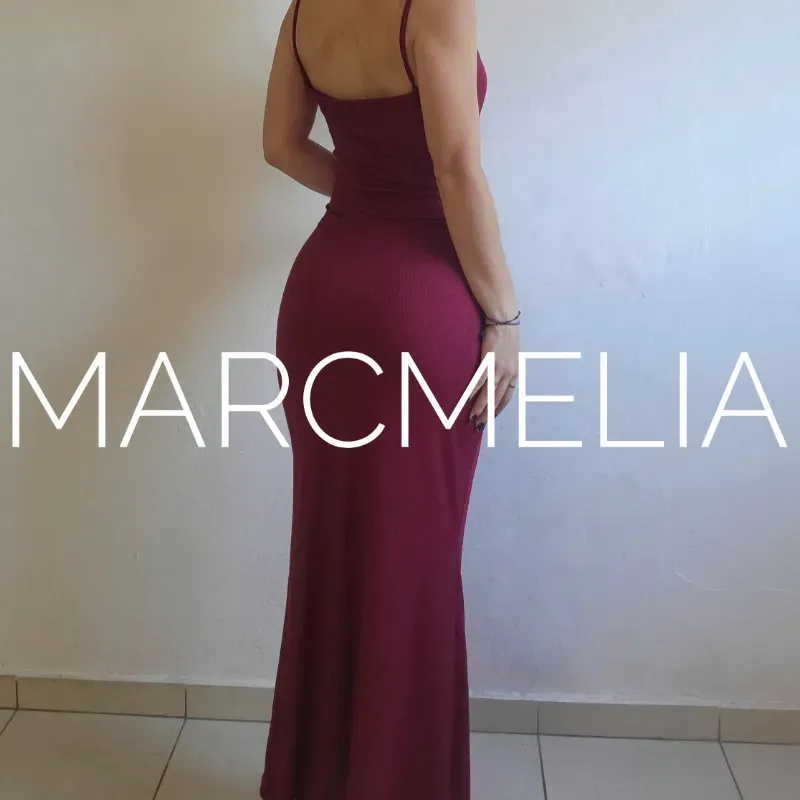 VESTIDO FUNDA C/COLA y TIRANTES (ENCARGO) 