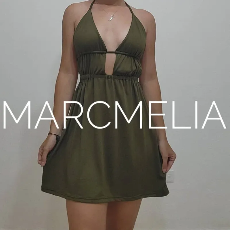 VESTIDO LUCÍA VERDE OLIVO