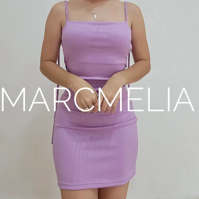 VESTIDO MINI CALA LILA