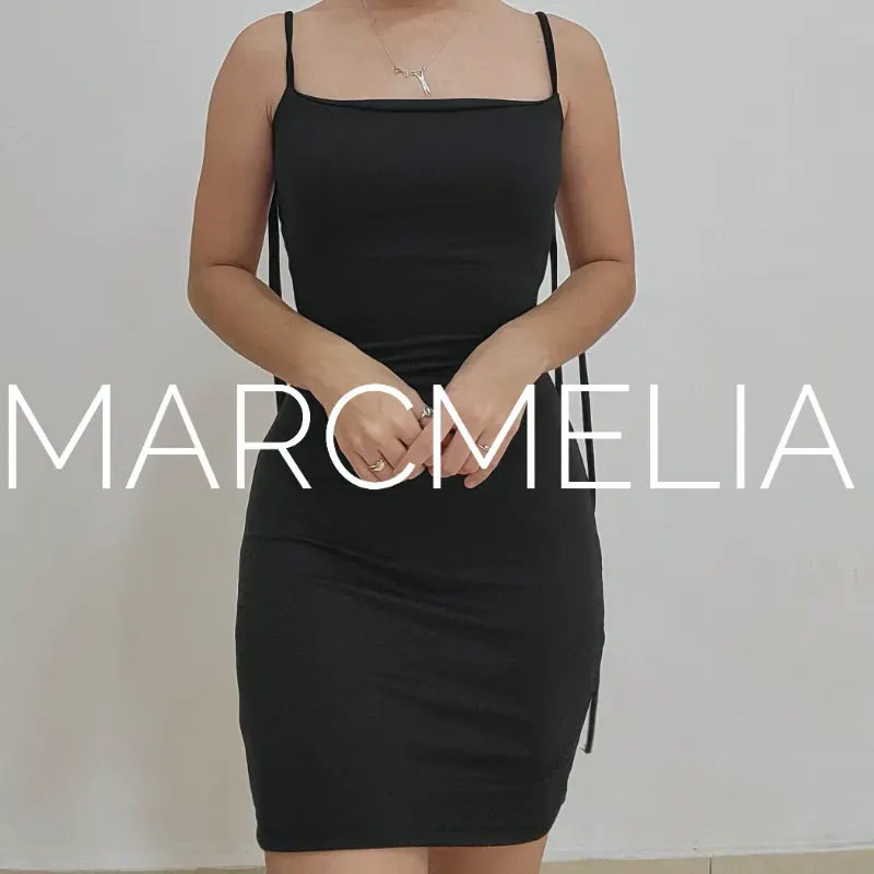 VESTIDO MINI CALA NEGRO