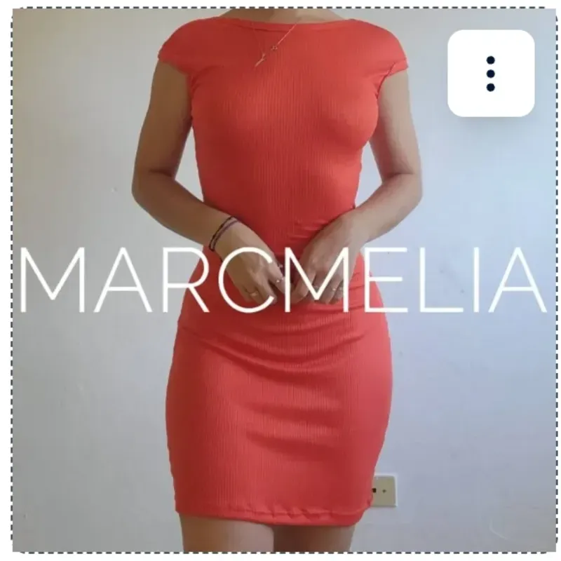 VESTIDO MOON MINI MANDARINA