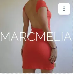 VESTIDO MOON MINI MANDARINA