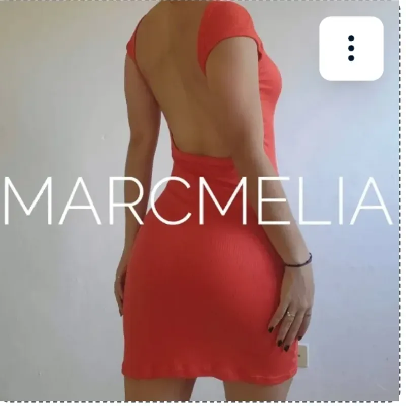 VESTIDO MOON MINI MANDARINA