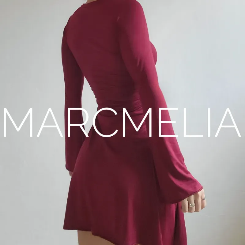 VESTIDO TINKER BELL ROJO VINO