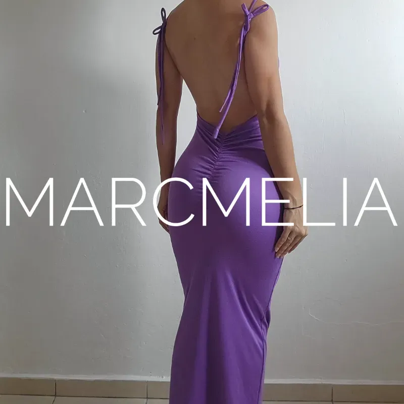 VESTIDO CALA MORADO